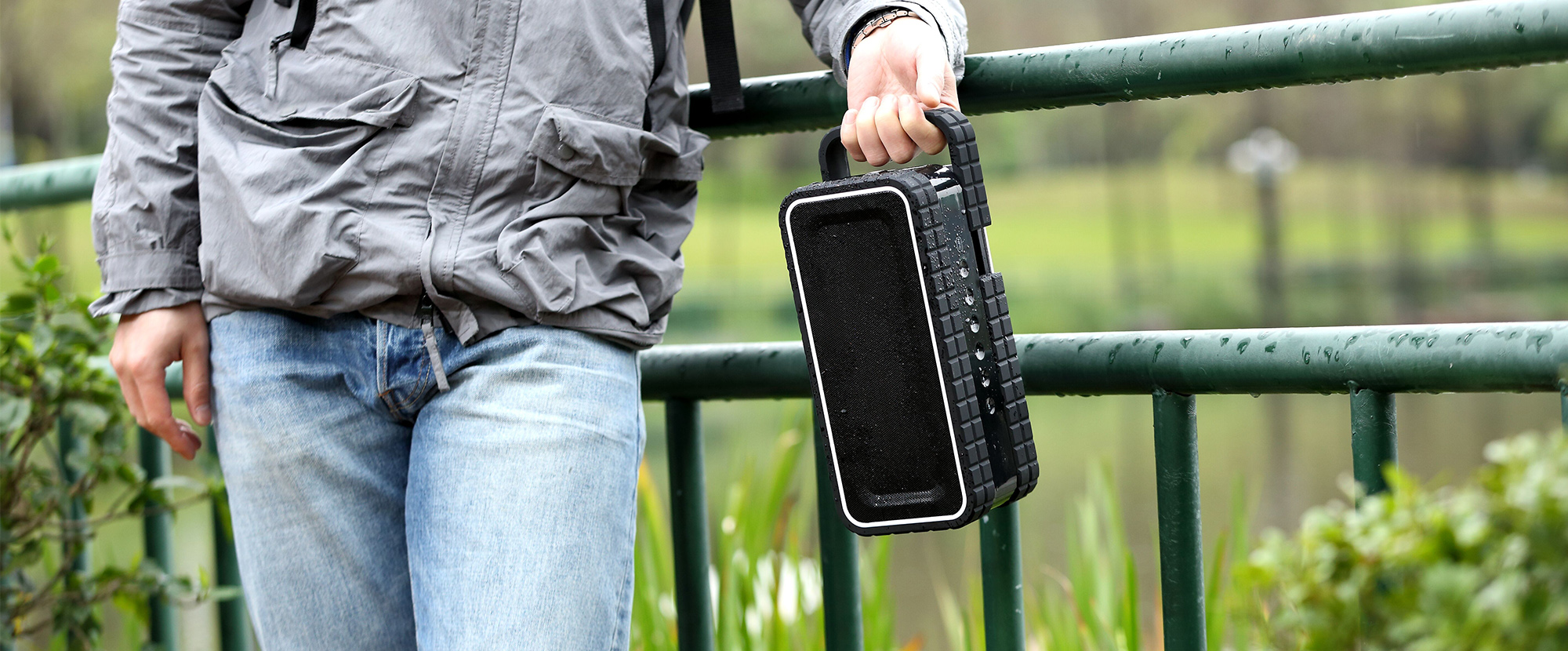Hyper Shock Portable Bluetooth Speaker