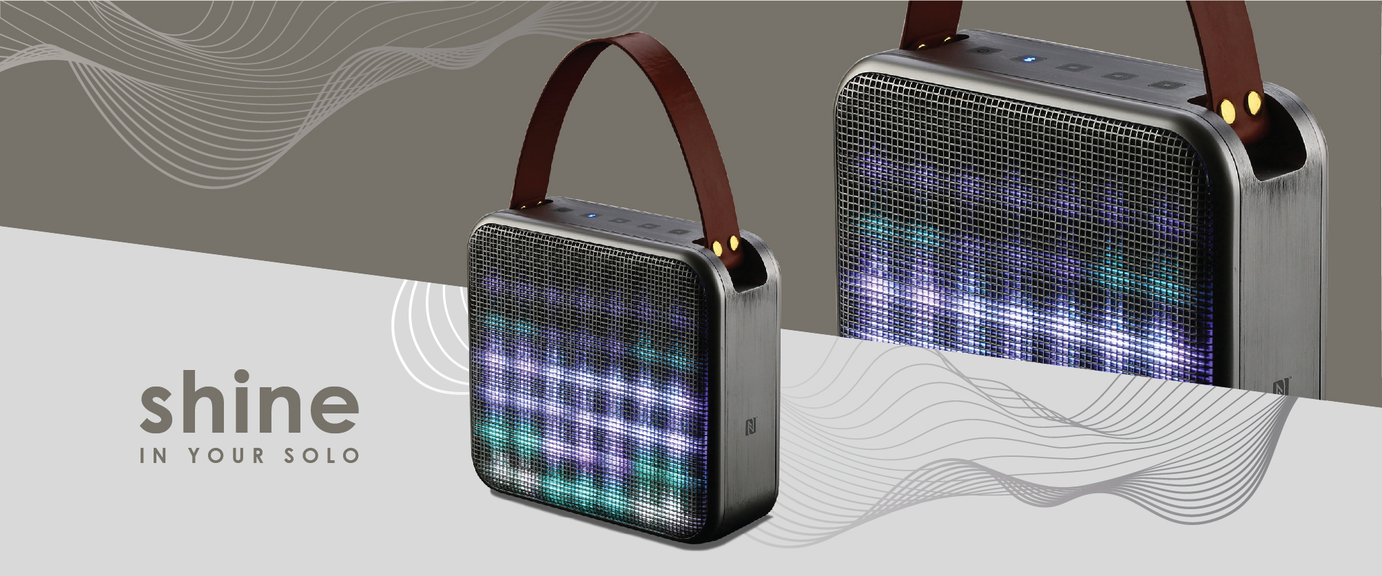 Hype Wave Spark Portable Bluetooth Speaker for Living Room