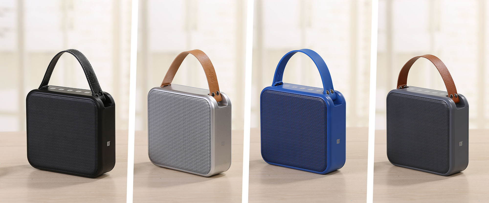 Hype Wave Spark Portable Bluetooth Speaker in Black, Blue, Brown, Green, Pink, Grey Colors