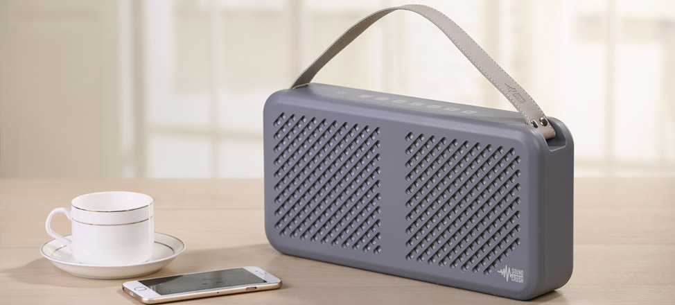 Hyper Wave Plus Portable Bluetooth Home Speaker for living room