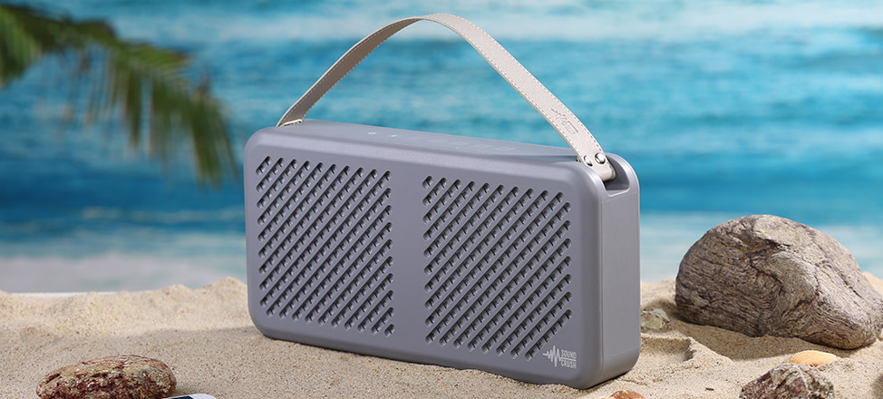 Hyper Wave Plus Portable Bluetooth Home Speaker for living room