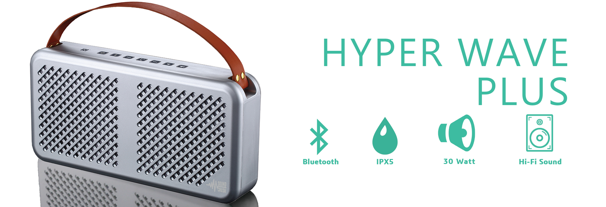 Hyper Wave Portable Bluetooth Home Speaker