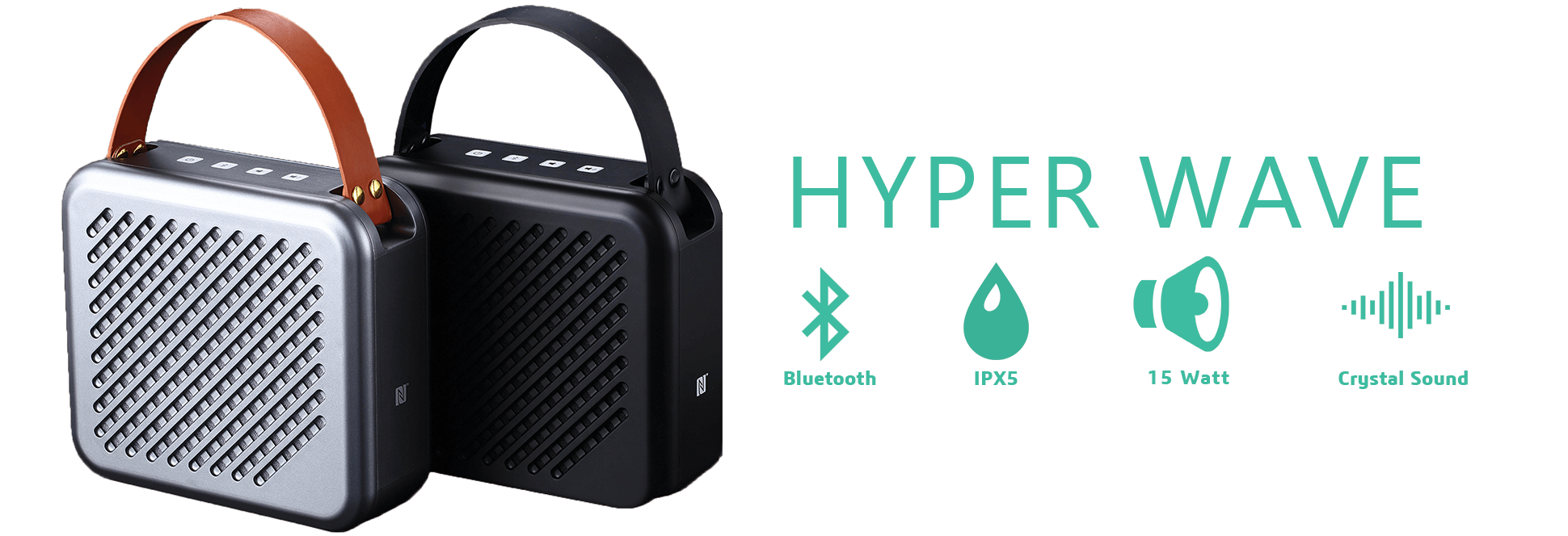 Hyper Wave Portable Bluetooth Home Speaker