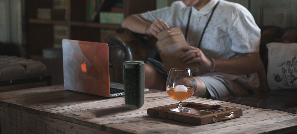 Milch Portable Bluetooth Speaker for Living Room