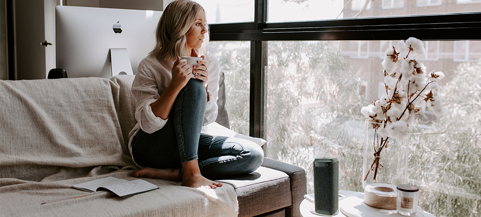 Milch Portable Bluetooth Speaker for Living Room