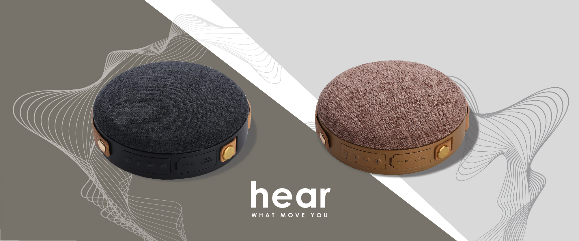 Roundo Portable Bluetooth Speaker for Living Room