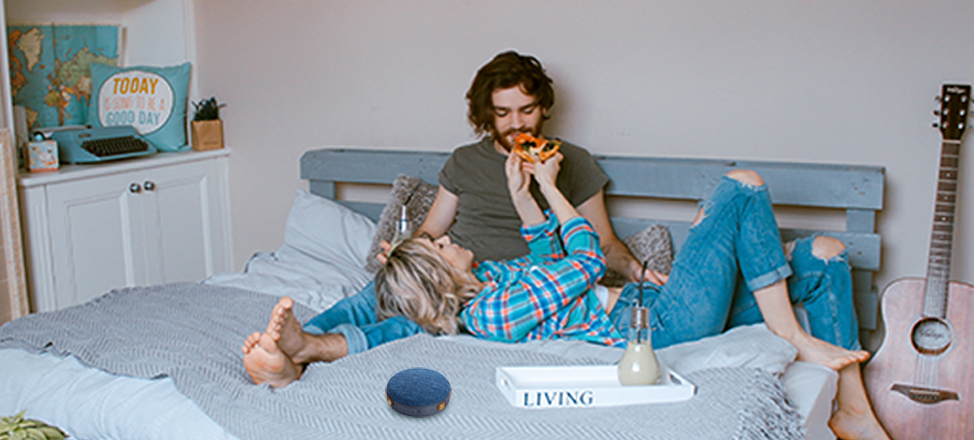 Roundo Portable Bluetooth Speaker for Couple