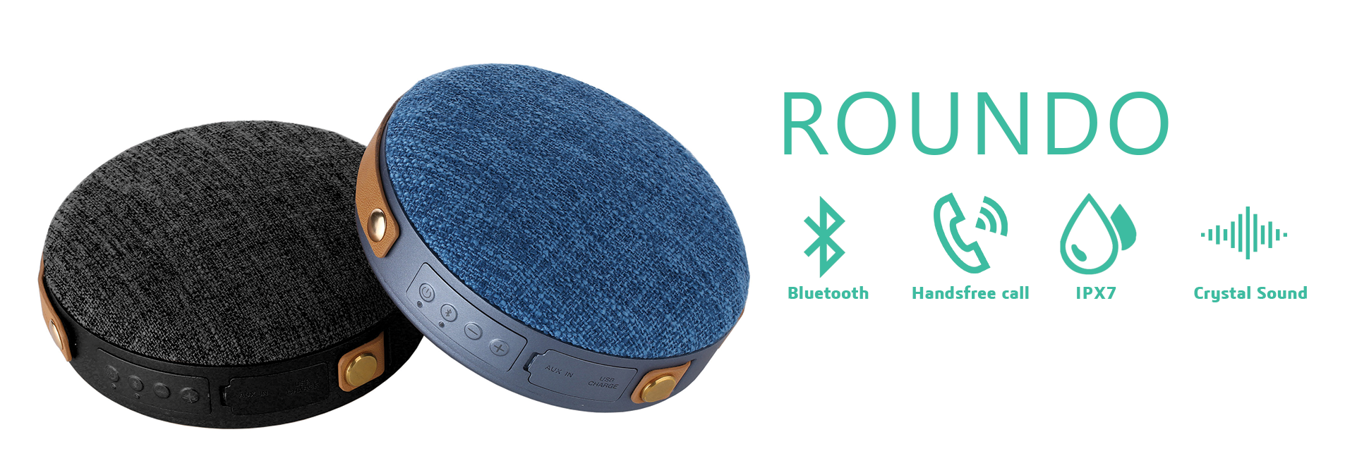 Roundo Portable Bluetooth Speaker