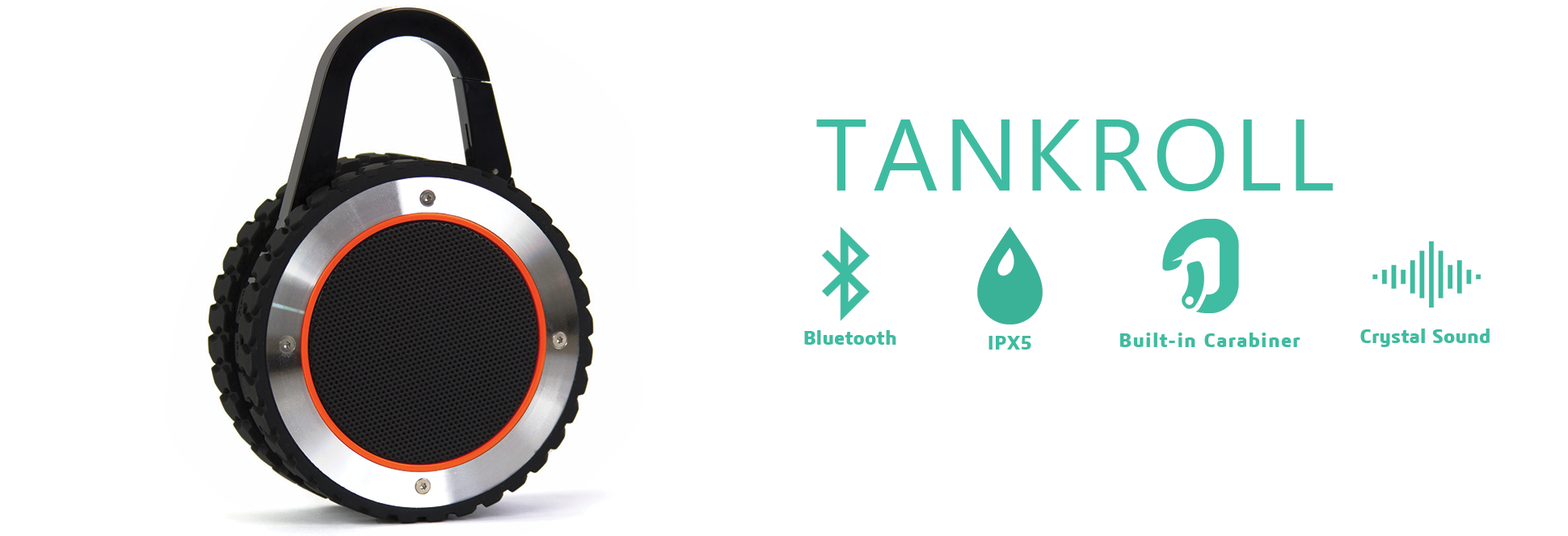 Tankroll Portable Bluetooth Speaker