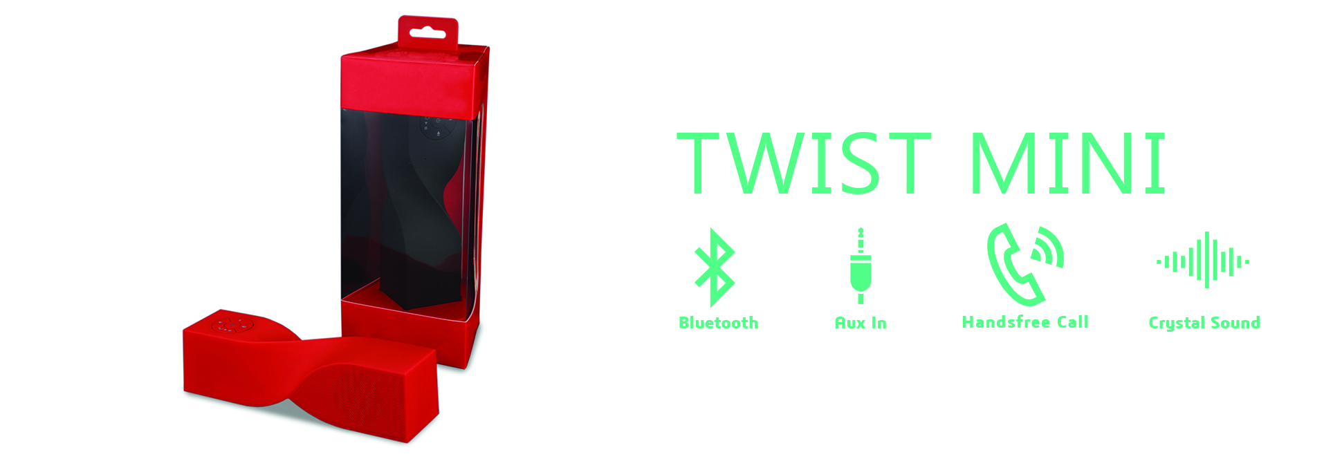 Twist Portable Bluetooth Home Speaker